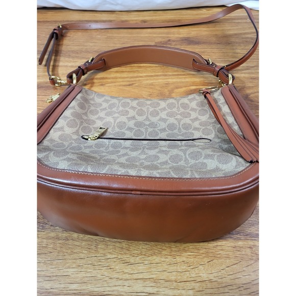 Coach Sutton Hobo 38580 Bag in Signature Canvas & Leather 2019 - Picture 5 of 11